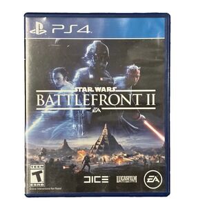 Star Wars Battlefront 2 Sony PlayStation 4 PS4 Video Game Complete